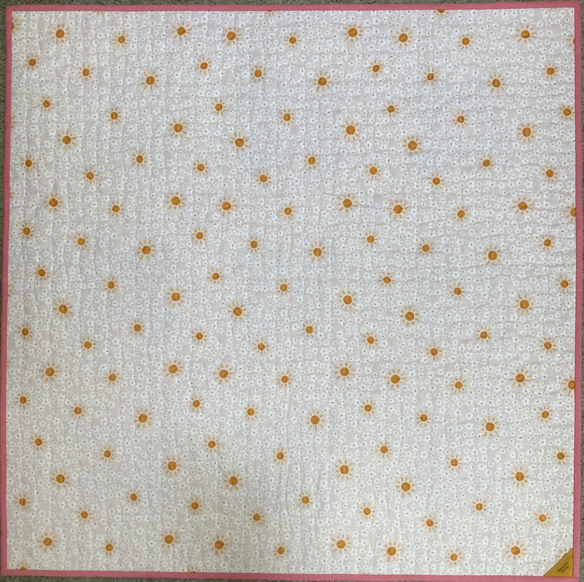 Andi's Floral Quilt (40" x 40") - Waterlily Quilts