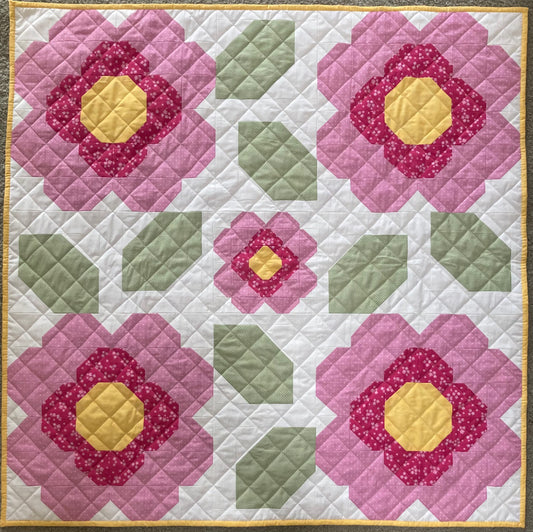 Andrew's Bloom Quilt (45" x 45") - Waterlily Quilts