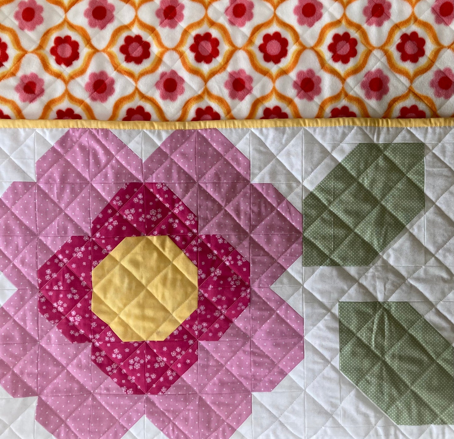 Andrew's Bloom Quilt (45" x 45") - Waterlily Quilts
