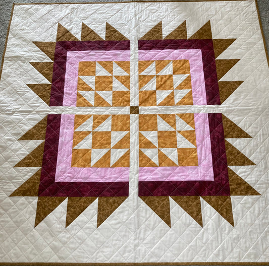 Bear Camp (62" x 62") - Waterlily Quilts