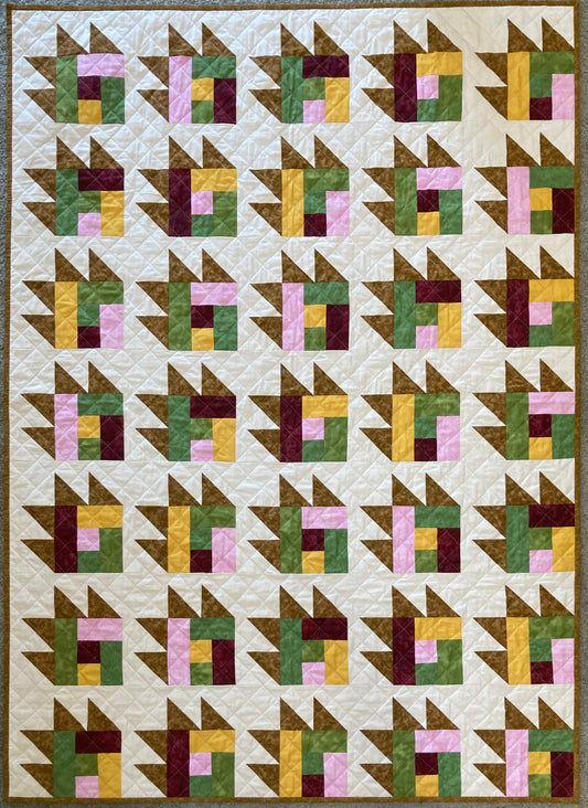 Bear Tracks (50" x 70") - Waterlily Quilts