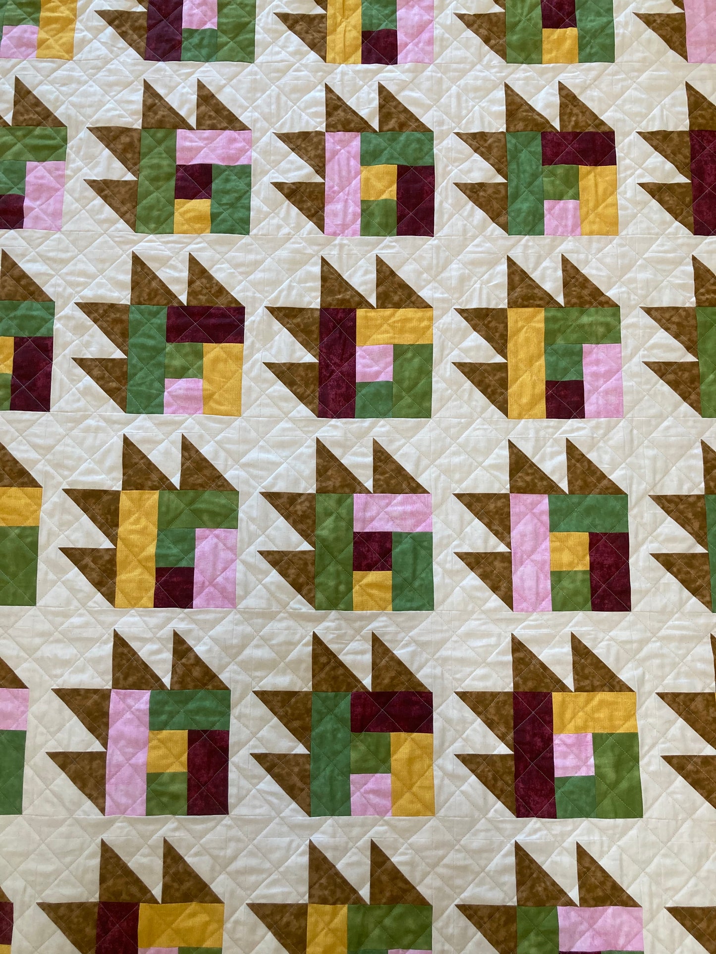 Bear Tracks (50" x 70") - Waterlily Quilts