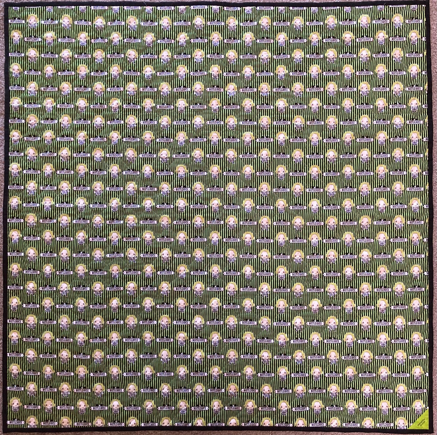 Jana's Beetlejuice Quilt (42" x 42") - Waterlily Quilts