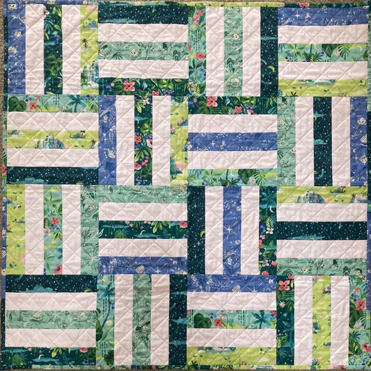 Neverland (40" x 40") - Waterlily Quilts