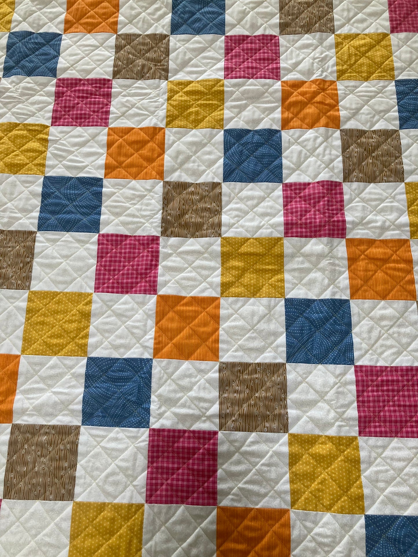 Jana's Winnie the Pooh Quilt (40" x 40") - Waterlily Quilts