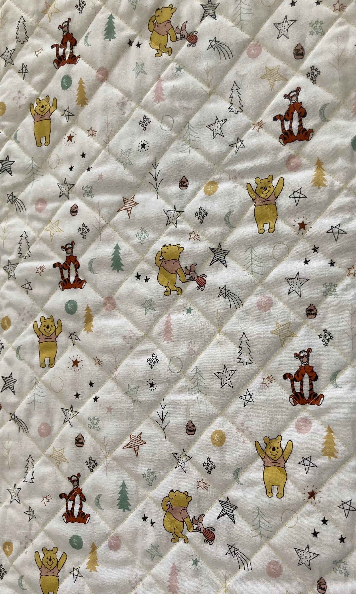 Jana's Winnie the Pooh Quilt (40" x 40") - Waterlily Quilts