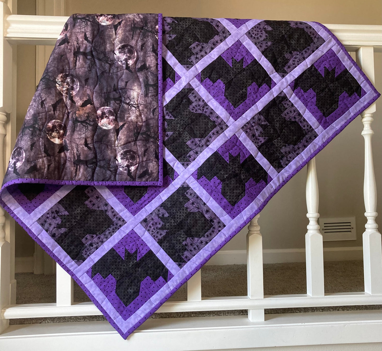 Bats (41" x 41") - Waterlily Quilts