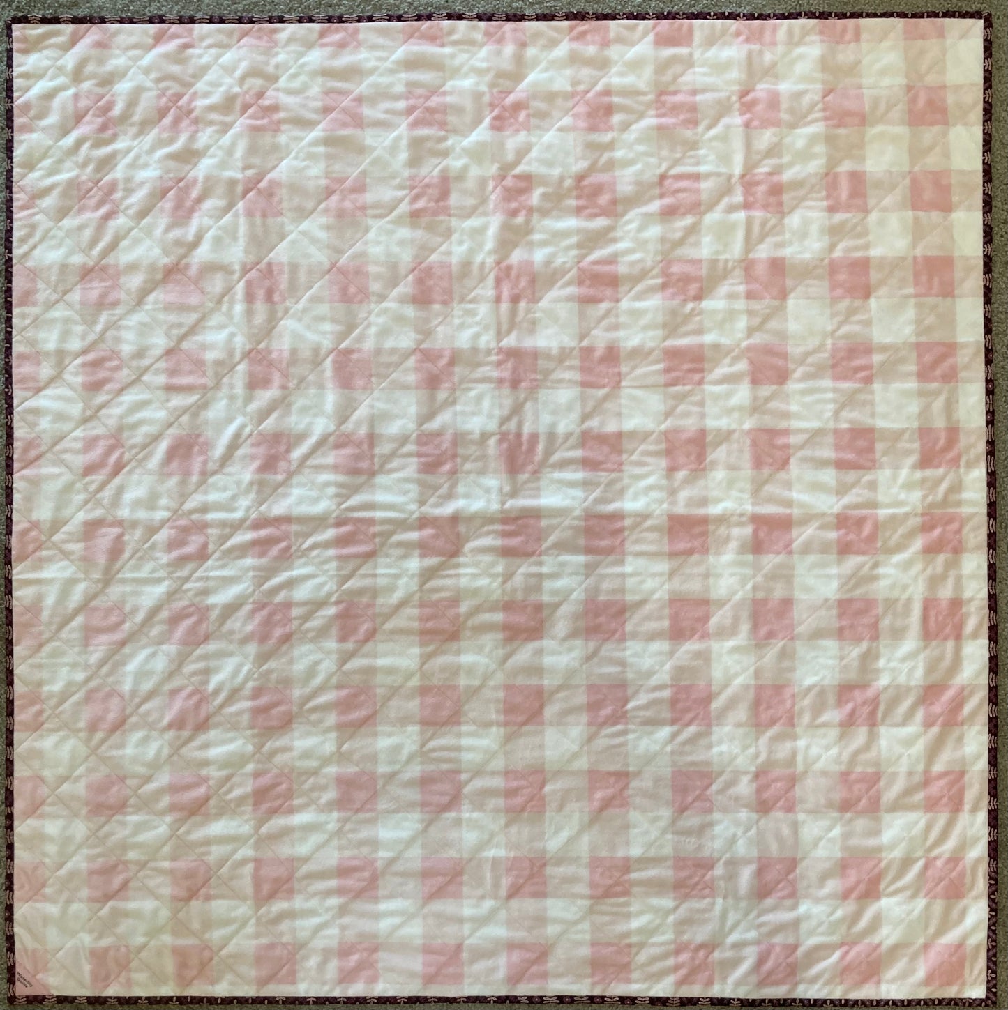 Andrew's Camellia Quilt (48" x 48") - Waterlily Quilts