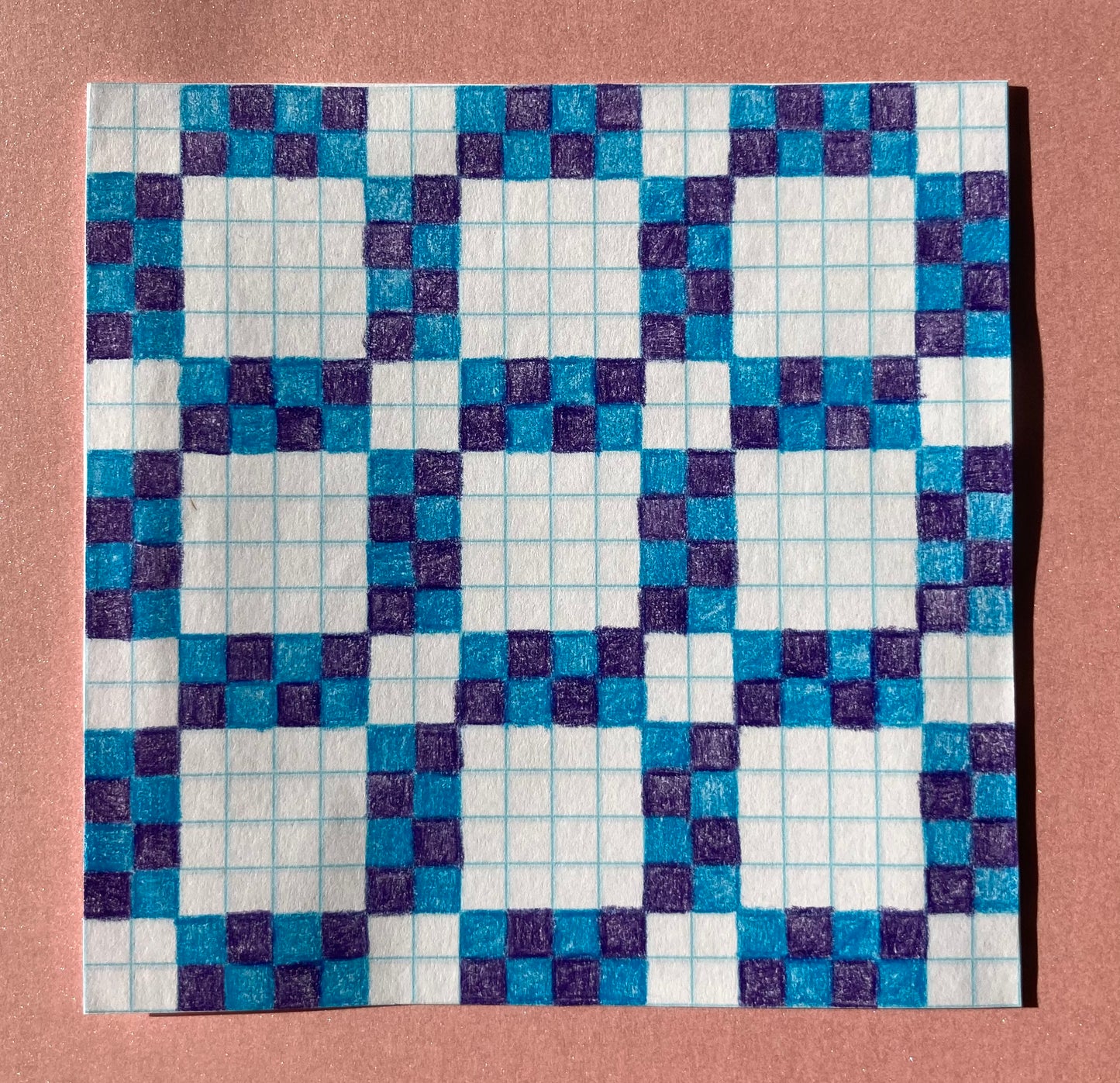 Checkered Chains Custom Quilt - Waterlily Quilts