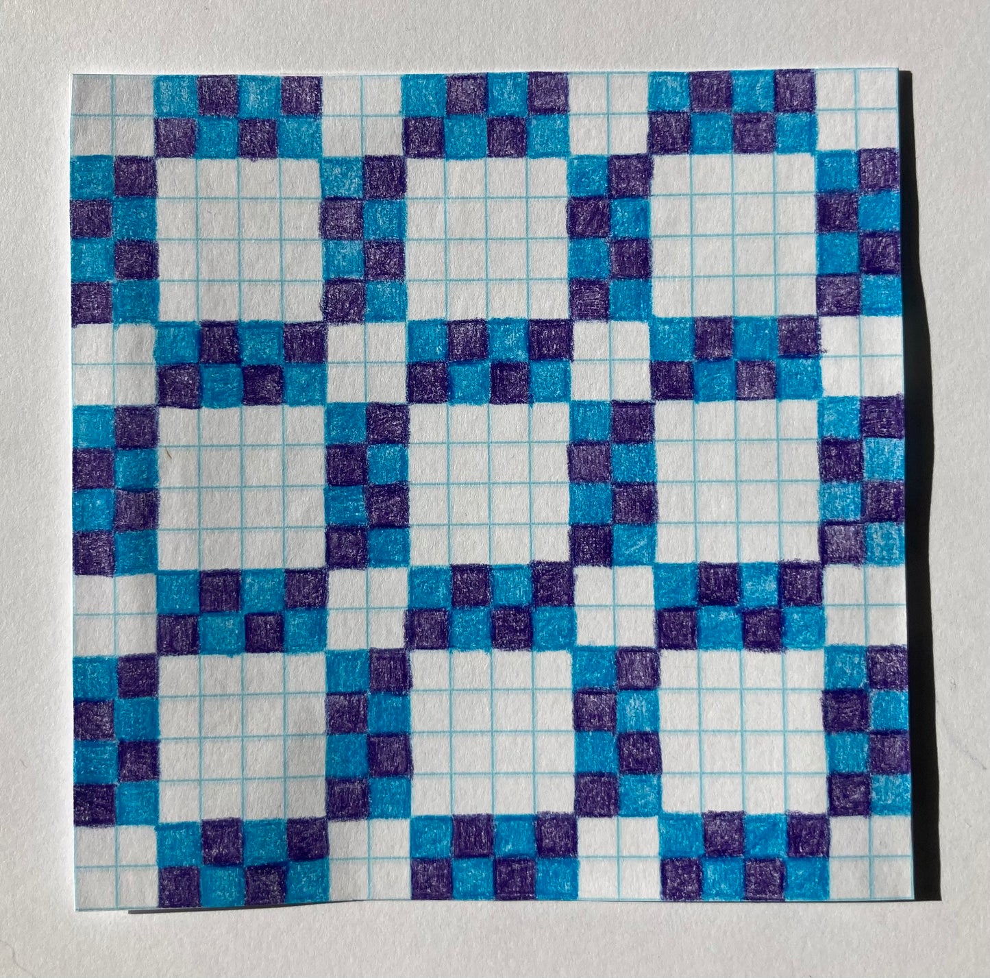 Checkered Chains Custom Quilt - Waterlily Quilts