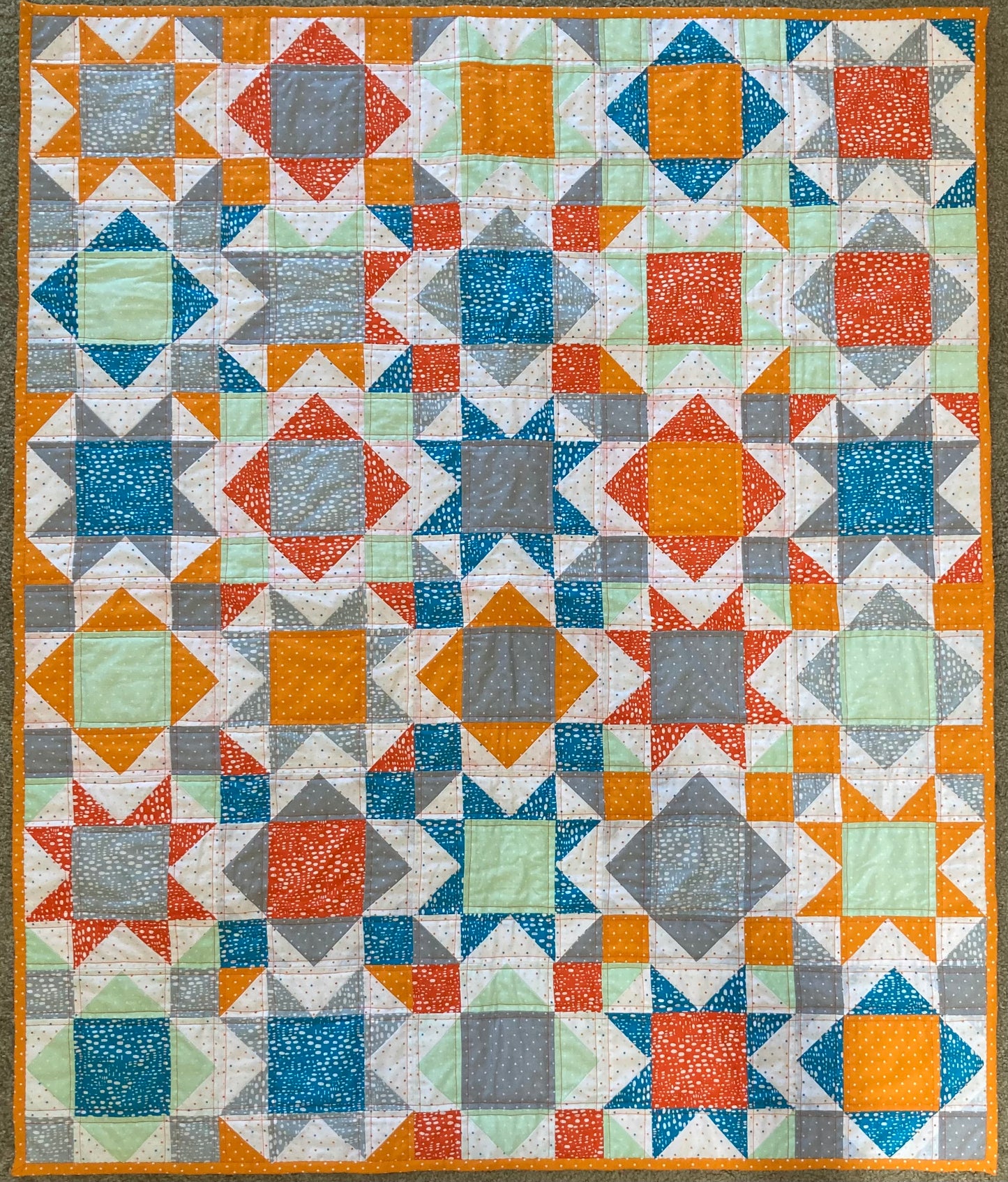 Foxes (40" x 48") - Waterlily Quilts