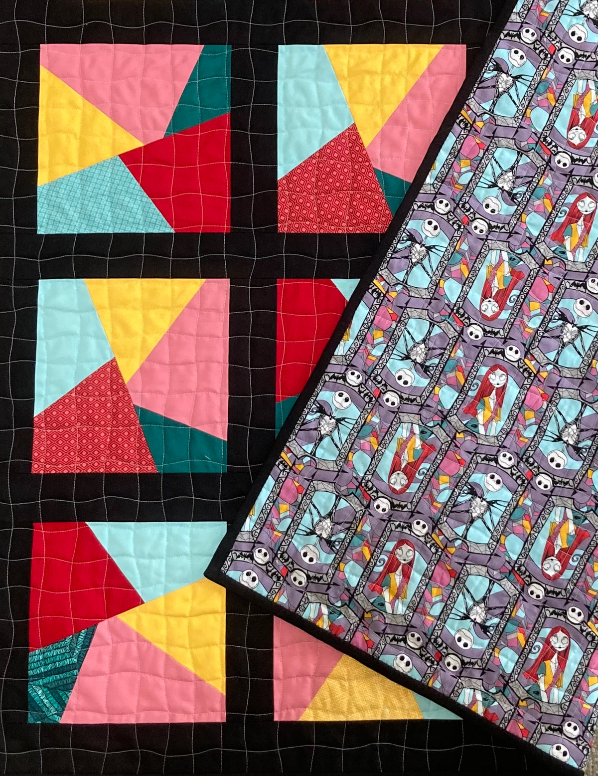 Sally's Dress Quilt (42" x 42") - Waterlily Quilts