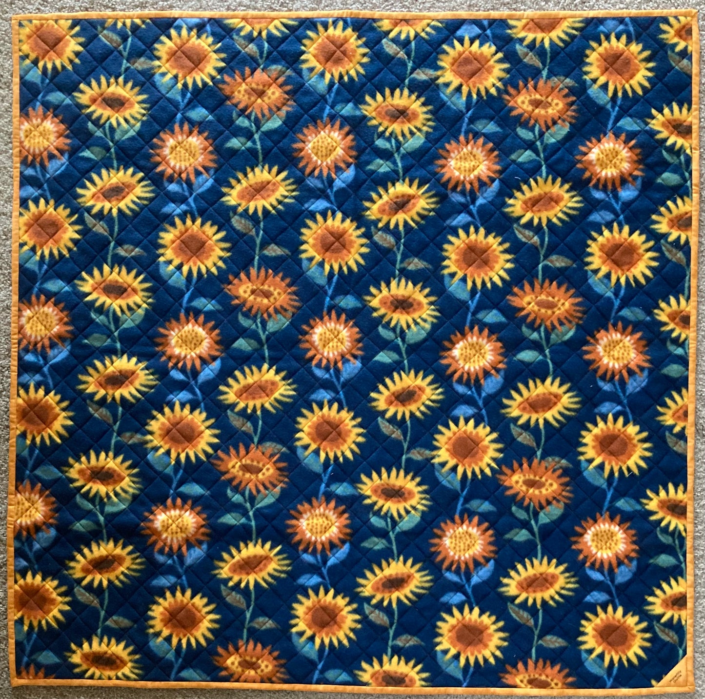 Sunflowers (42" x 42") - Waterlily Quilts