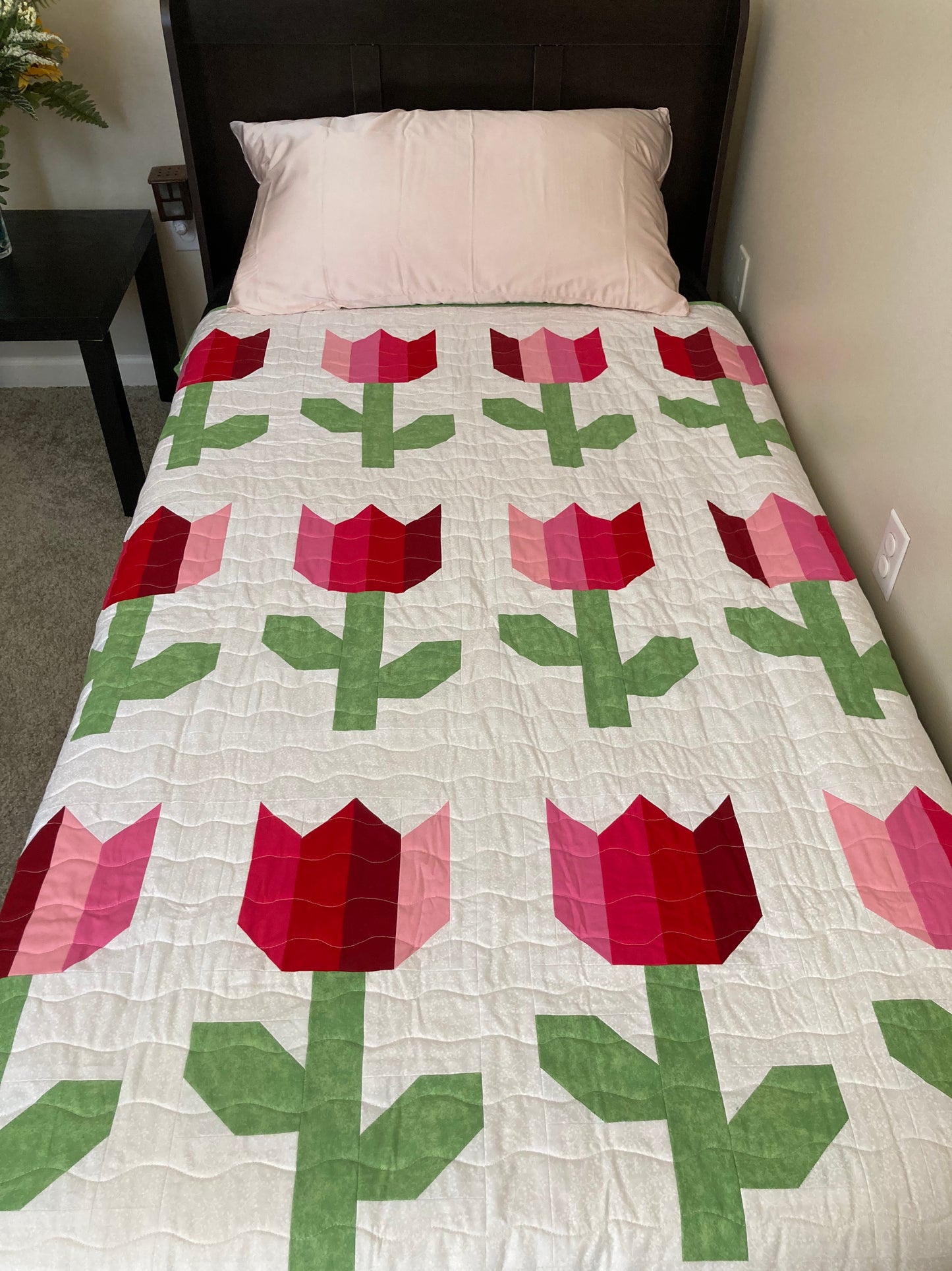 Tulips (50" x 70") - Waterlily Quilts