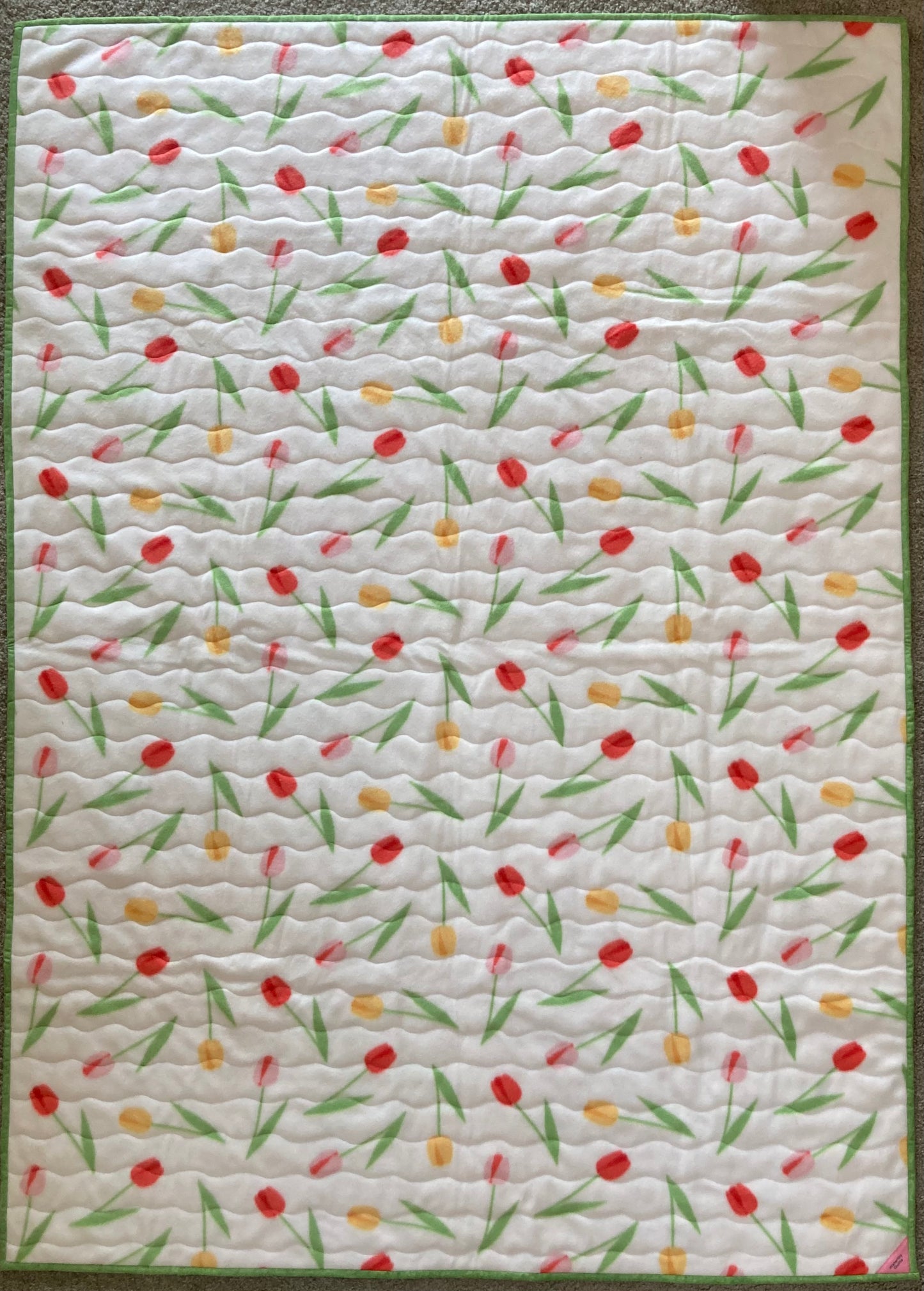 Tulips (50" x 70") - Waterlily Quilts