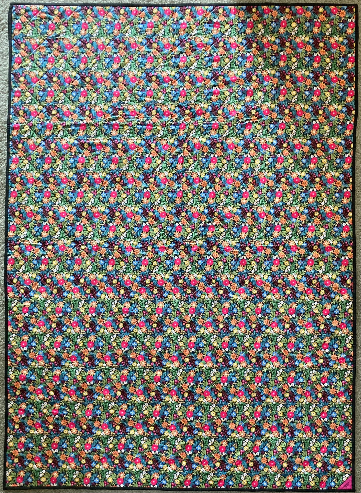 Wildflowers (50" x 70") - Waterlily Quilts