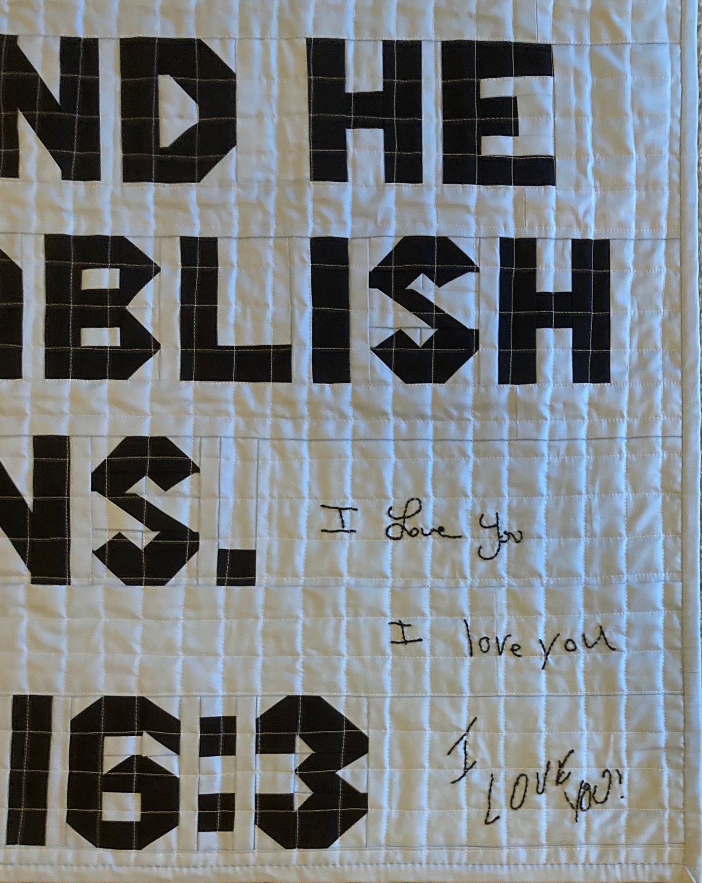 Zion's Prayer Quilt (36" x 46") - Waterlily Quilts