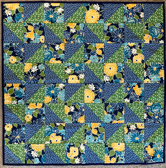 In Bloom (40" x 40") - Waterlily Quilts