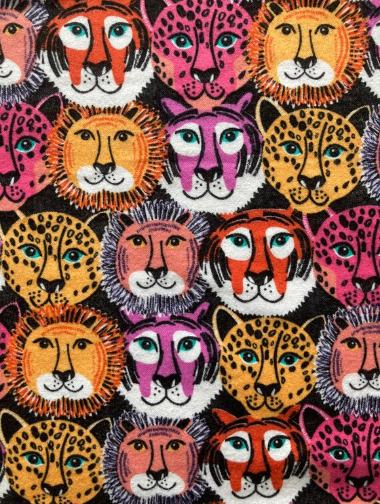 Jungle Cats - Waterlily Quilts Blankets