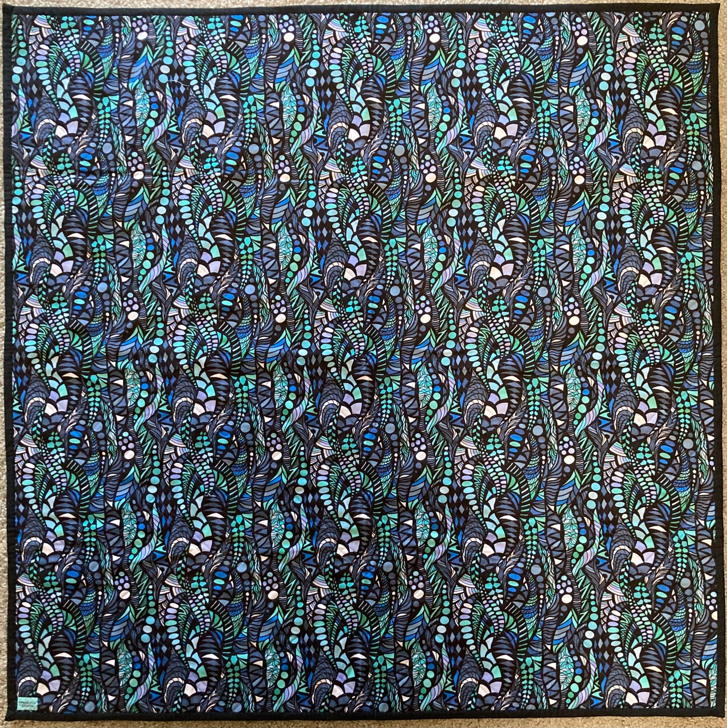 Mosaic Herringbone (40" x 40") - Waterlily Quilts