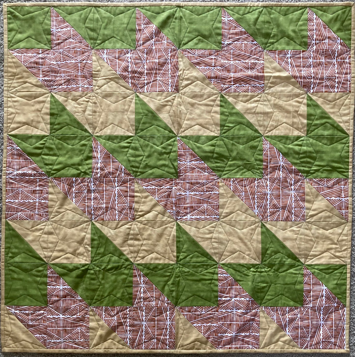 Outback (40" x 40") - Waterlily Quilts