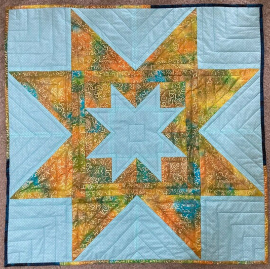 Shining Bright (40" x 40") - Waterlily Quilts