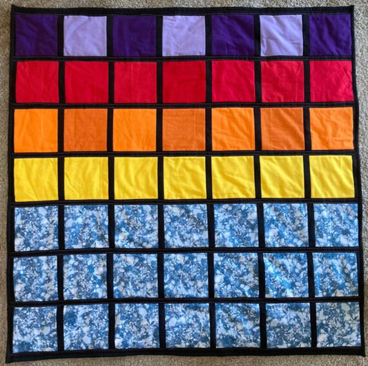 Sunset (42" x 42") - Waterlily Quilts